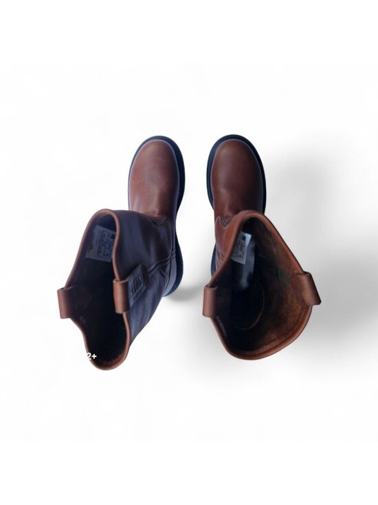 Red Wing PECOS 2231 Steel Toe Work Boots Slip-On  Men5 womens 6.5 EU37 Brown USA main image 4